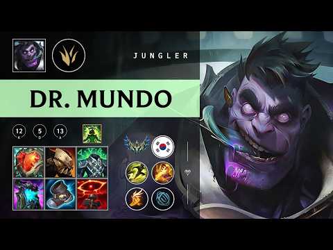Dr. Mundo Jungle vs Poppy - KR Challenger Patch 26.04