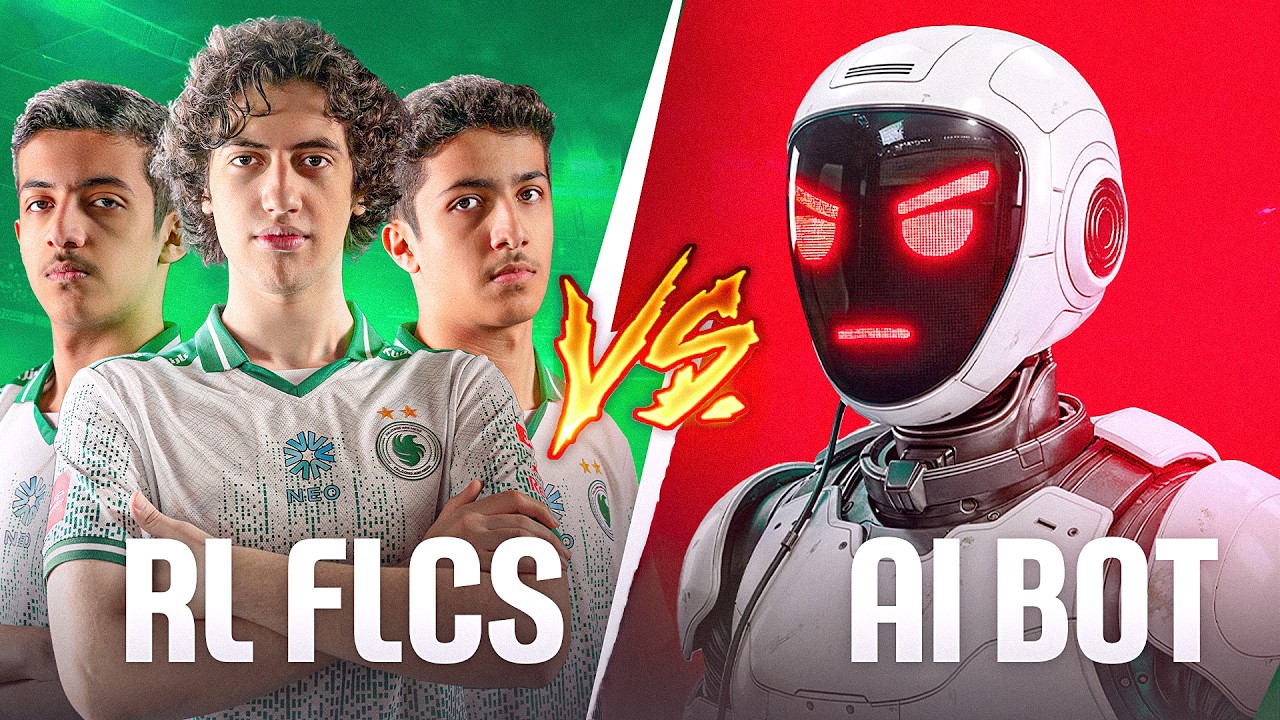 الثلاثي ضد أقوى بوت في روكيت ليق🥶|Can Falcons Beat the Best AI in Rocket League?