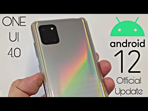 Samsung Galaxy Note 10 Lite Official Android 12 ONE UI 4.0 Update