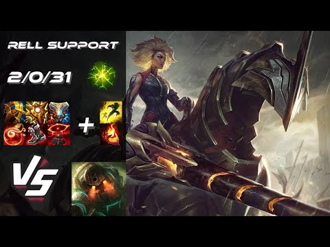 SUPPORT Rell vs Nautilus - EU Challenger Patch 14.20