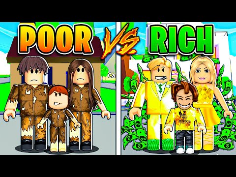 ROBLOX Brookhaven 🏡RP - FUNNY MOMENTS: POOR Life Vs RICH Life! (Full Movie)