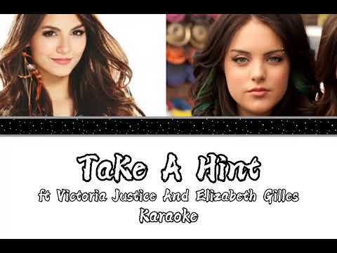 Victorious - Take a hint Karaoke - ft Victoria Justice And Elizabeth Gillies