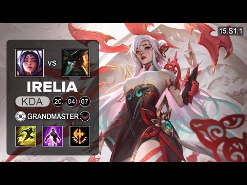 Irelia vs GangPlank Top - KR Grandmaster - Patch 15.S1.1 Season 15