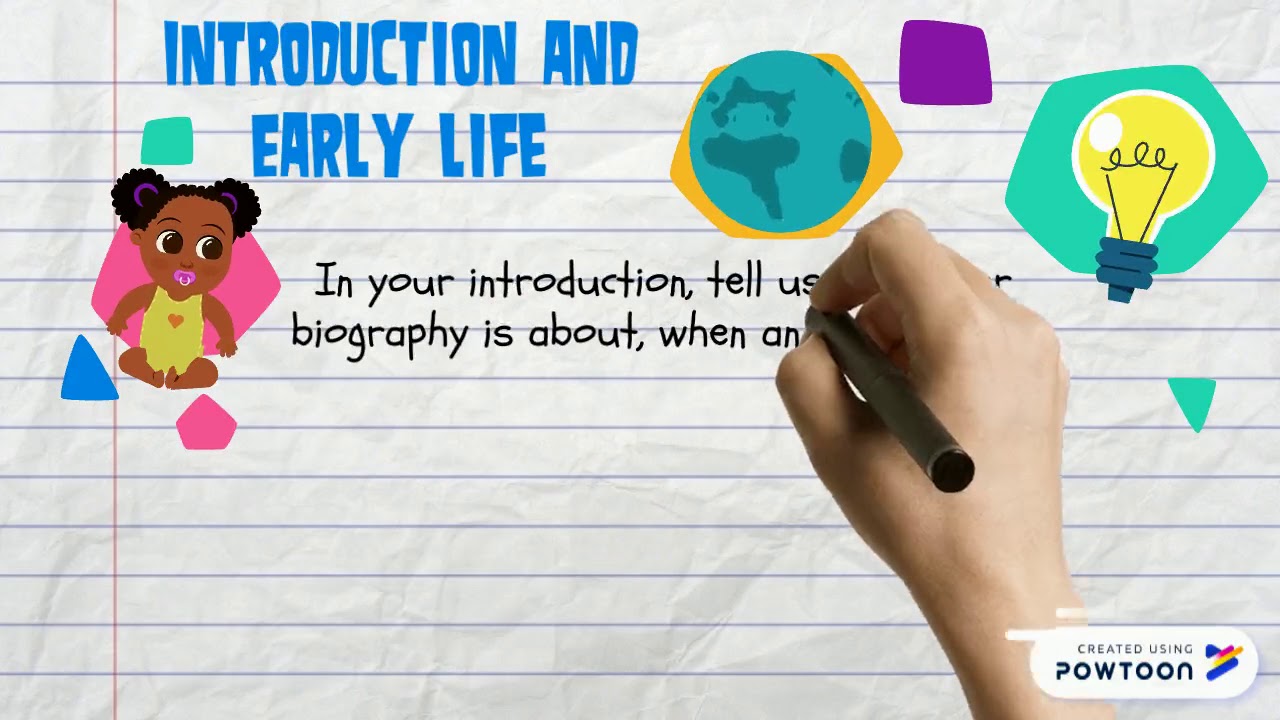 How to Write a Biography: for kids!