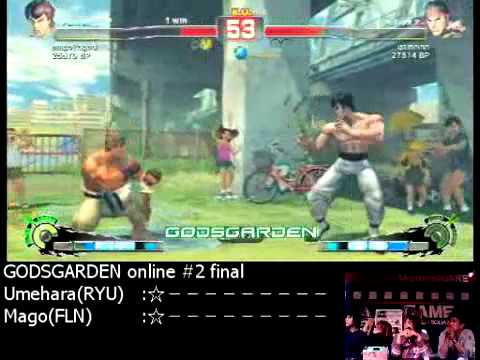 SSF4: Daigo Umehara (Ryu) vs Mago (FeiLong) - GodsGarden 2 Day 8 (Part 1)