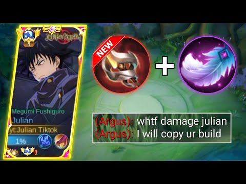 JULIAN NEW COMBO BUILD 100 % BROKEN DAMAGE!! | JULIAN BEST BUILD 2023 | TOP 1 GLOBAL JULIAN