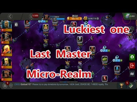 last master micro realm (finally some luck) marvel contest of champion