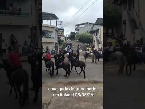 Cavalgada do trabalhador em italva RJ maio de 2026.