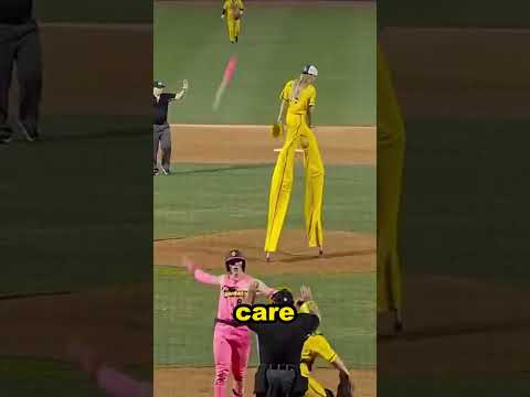 Acesta este cel mai ciudat jucător de baseball din lume 😱
