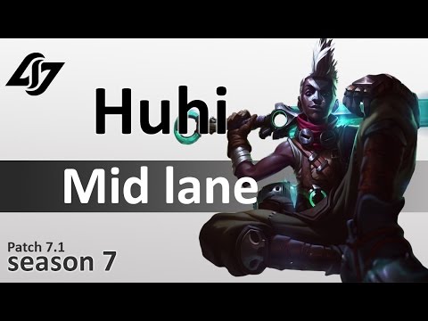 CLG Huhi : Ekko vs Viktor | Midlane | NA LOL | Patch 7.1 | Season7