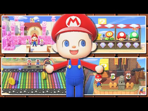 🤯 Stunning SUPER MARIO-THEMED Island in Animal Crossing New Horizons!