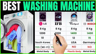 Best Front Load Washing Machine in India 2025🧺LG vs IFB vs Bosch – Honest Comparison