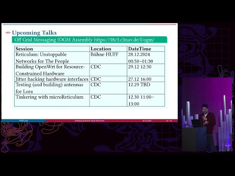 38C3 - Building Your First LoRa Mesh Network From Scratch