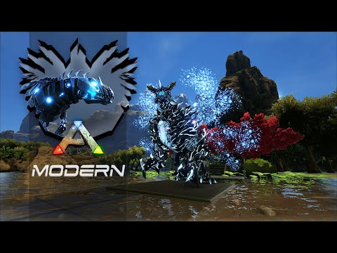 ARK Mods The Center T2EP36 - Cryo Godnes Em Ação, Alpha Sabertooth!
