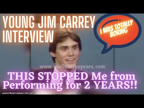 Young Jim Carrey Interview  THIS STOPPED Me from Performing for 2 YEARS!   1983 Interview