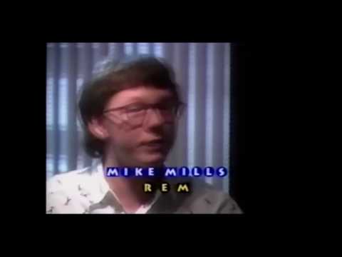 R.E.M. 1991 - 'Top 100 of 1991', MTV, USA (Mike Mills clip prior to 'Losing My Religion' at #2)