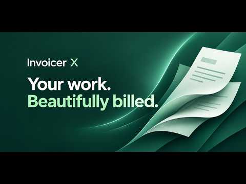 Invoicer X - Invoice Maker video thumbnail