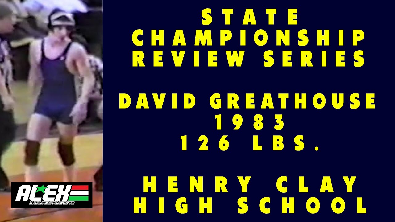 State Wrestling Championship match review w/ David Greathouse (Henry Clay; 1983 126 lbs.)
