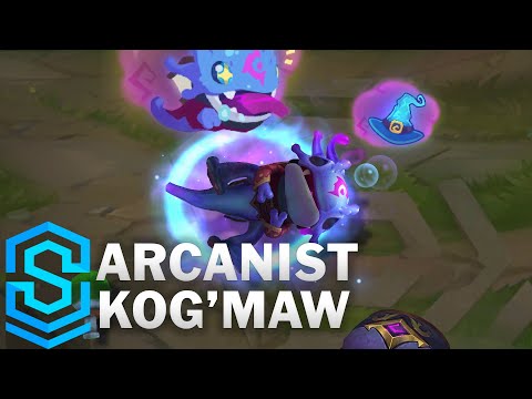 Arcanist Kog'Maw Skin Spotlight - Pre-Release - League of Legends