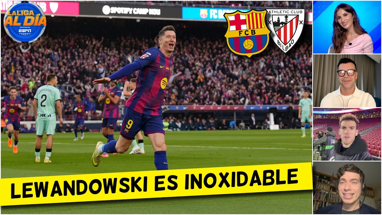 LEWANDOWSKI YA ES LEYENDA del BARCELONA. MARCÓ EL PRIMER GOL en el NUEVO CAMP NOU | La Liga Al Día