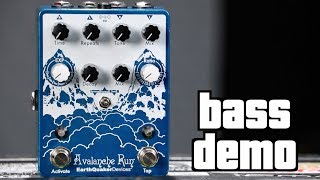 Video thumbnail for Earthquaker Devices Avalanche Run Bass Demo by The Bass Channel