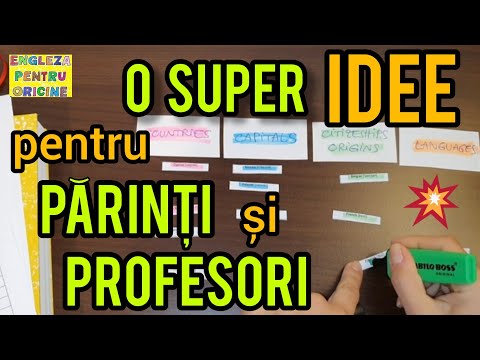 Lecția # 252 – O super idee 😍💥 pentru părinți 👨‍👩‍👧‍👦 și profesori 👩🏼‍🏫📚