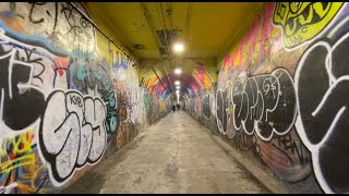 191ストリート駅　グラフィティアート　191 Street Subway Station Graffiti Arts   HD 1080p