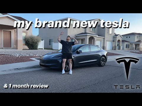 My New Tesla Model 3 Long Range RWD Delivery & 1 Month Review