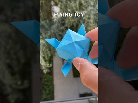 PAPER FLYING FIDGET TOY ORIGAMI TUTORIAL | POP IT ORIGAMI ANTISTRESS PAPER CRAFTING | PAPER TOY ART