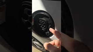 In case Hyundai Ioniq plug-in hybrid electric charging door is stuck