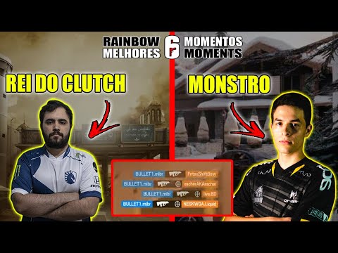 MURINGA GANHANDO 1x3 ÉPICO, LAGONIS LEVANDO GERAL, BULLET 1x4 E MAIS - MELHORES MOMENTOS LIVES R6