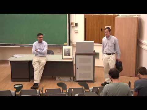 Zabrodsky Lecture 1: Geometry of the moduli space of curves - Rahul Pandharipande – 18.10.18