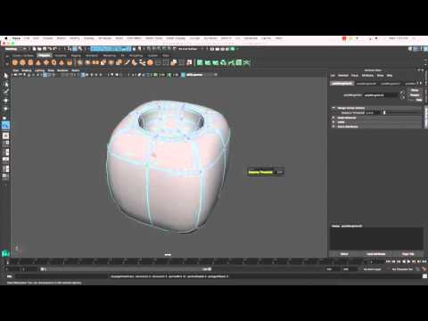 Maya - Boolean Cut & Hard Surface Modeling