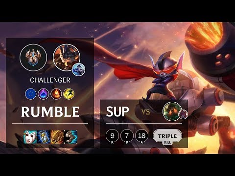 Rumble Support vs Nautilus - EUW Challenger Patch 10.4