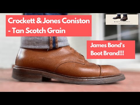 A bota James Bond | Crockett & Jones Coniston em Tan Scotch Grain