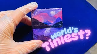 Worlds smallest Acrylic Skin Landscape