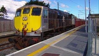 preview picture of video 'IE 071 Class Locomotive number 082 - Malahide Station'