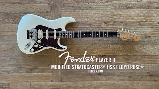 Video thumbnail for Fender: Player II Modified Stratocaster® HSS Floyd Rose® by Brett Kingman