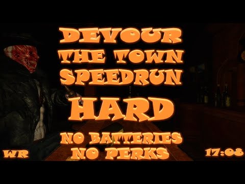 Devour: The Town - Speedrun Hard No Batteries/No Perks in 17:08 [World Record]
