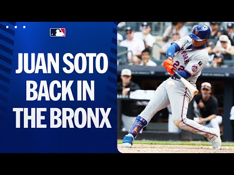 EVERY at-bat from Juan Soto’s return to Yankee Stadium this weekend!
