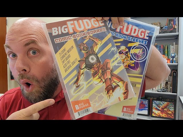 Vídeo relacionado con BIG FUDGE 100 Funda para Comic y 100 Protector de Libros - Fundas Manga Transparentes sin Ácido de 18 x 27cm y Tapas Traseras de 17 x 27cm - Para Comics de los Años 90 y Actuales