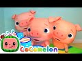 Three Little Pigs Song! | CoComelon Furry Friends | Animals for Kids