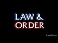 Law Order Theme 1999 2000