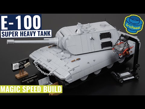 E-100 Super Heavy Tank - Limited Edition - COBI 2571 (Speed Build Review)