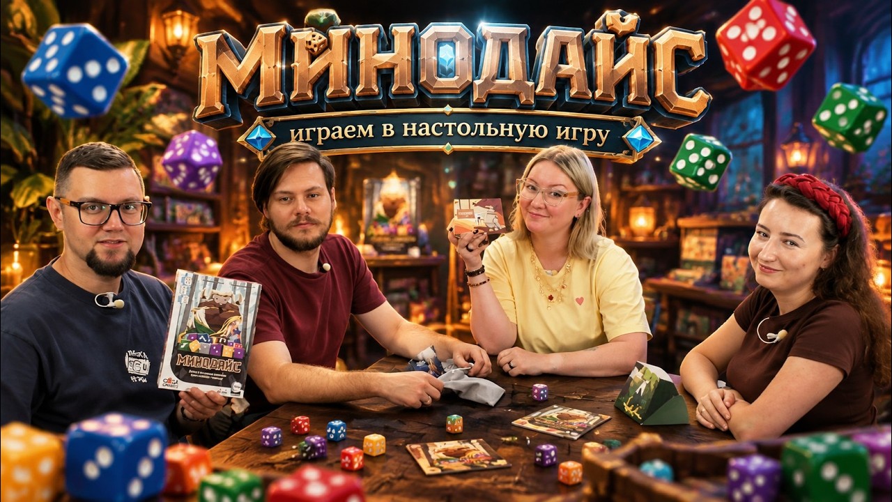МИНОДАЙС 🎲 играем в настольную игру