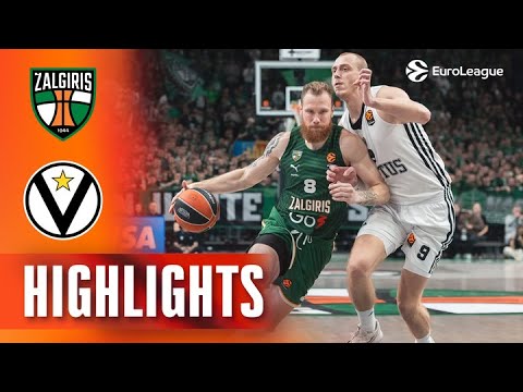 The FIRE in Kaunas | Zalgiris - Virtus | R7 BASKETBALL HIGHLIGHTS 2025-26