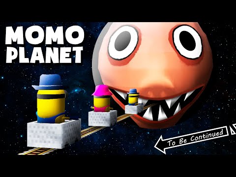 MINIONS FOUND SECRET PLANET MOMO - GAMEPLAY MONSTER SCHOOL MOVIE MINION FAMILY MINECRAFT ANIMATIONS