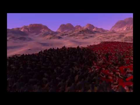 10.000 Dark Paladins vs 3000 Spartans ( Ultimate Epic Battle Simulator )