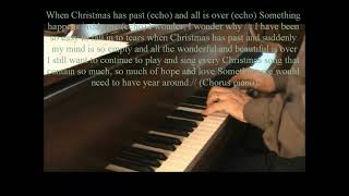 When Christmas has past Håkan Edlund ,piano, vocal, lyric, music