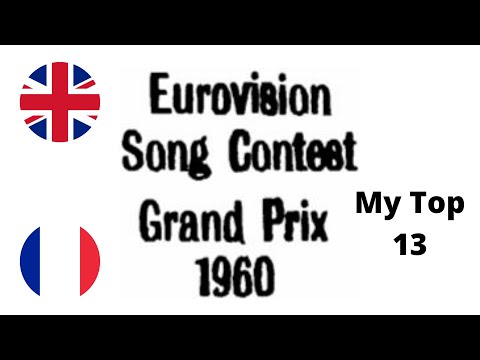 Eurovision Song Contest 1960 - My Top 13 (with comments)